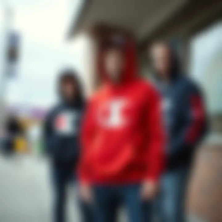 Casual Style with Champion Hoodies A group of friends casually hanging out in Champion hoodies